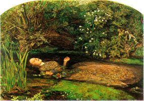 J.E. Millais, Ophelia (1851-2)