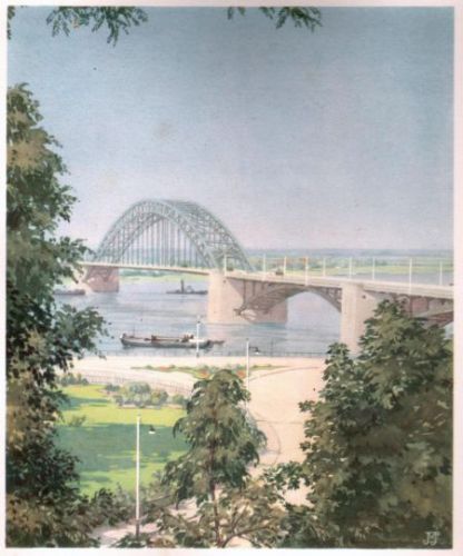 Jan Voerman jr., Waalbrug bij Nijmegen (1938)