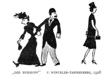 Der Bubikopf', F. Winckler-Tannenberg, 1926
