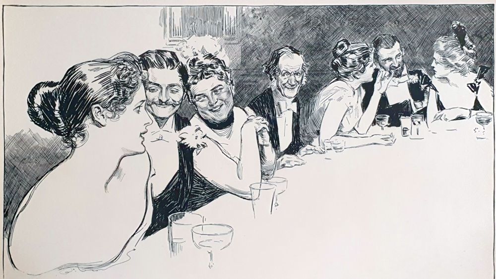 Illustratie uit The Education of Mr. Pipp by C.D. Gibson