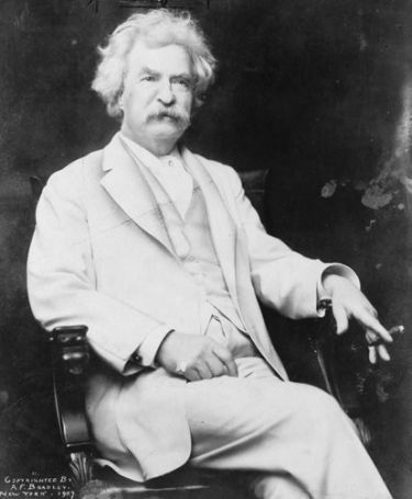 Mark Twain in 1907