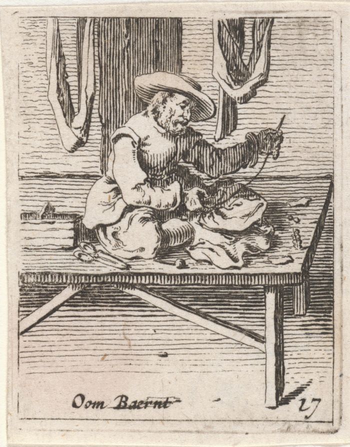 Gillis van Scheyndel, Oom Baernt (ets, 1638). Collectie Rijksmuseum Amsterdam