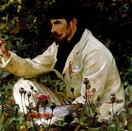 J.J. Shannon, George Hitchcock (detail), ca. 1895 (Telfair Museum of Art, Savannah, Georgia)