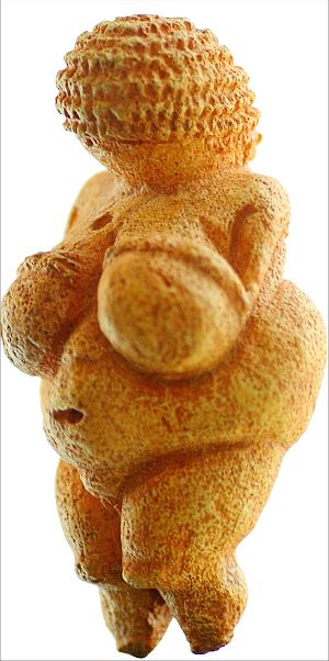 Venus van Willendorf, Oostenrijk, c. 27.500 jaar v.Chr.