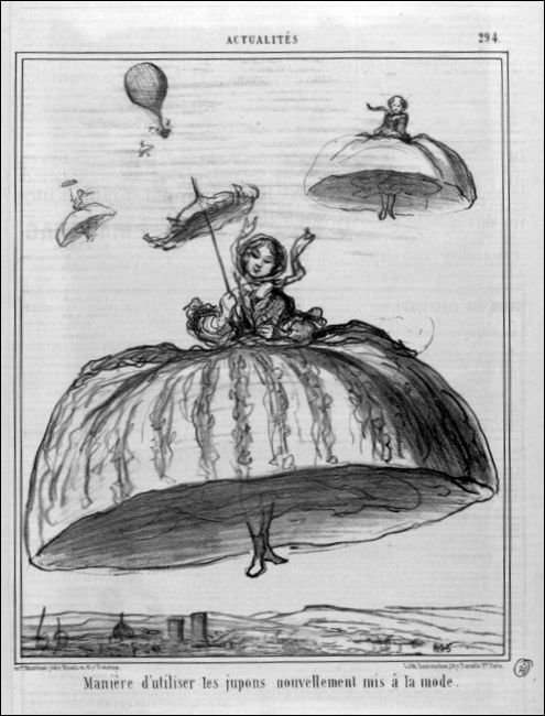 Caricatuur van Honoré Daumier, 1856.