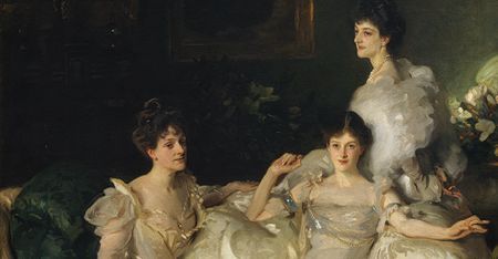 John Singer Sargent, The Wyndham sisters, 1899 (detail)