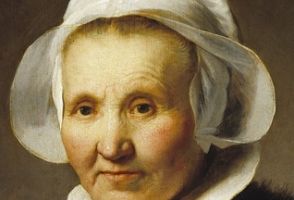 Rembrandt, Portret van Aeltje Uylenburgh (detail)