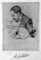 D.A. Bueno de Mesquita: Aletrino met zijn kat (1913)