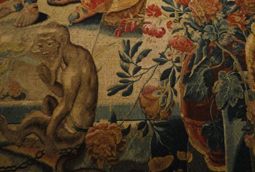 De brand van Persepolis (detail). Delft 1619, Karel van Mander jr.