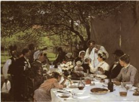 A. Fourie, Een bruiloftsfeest te Yport