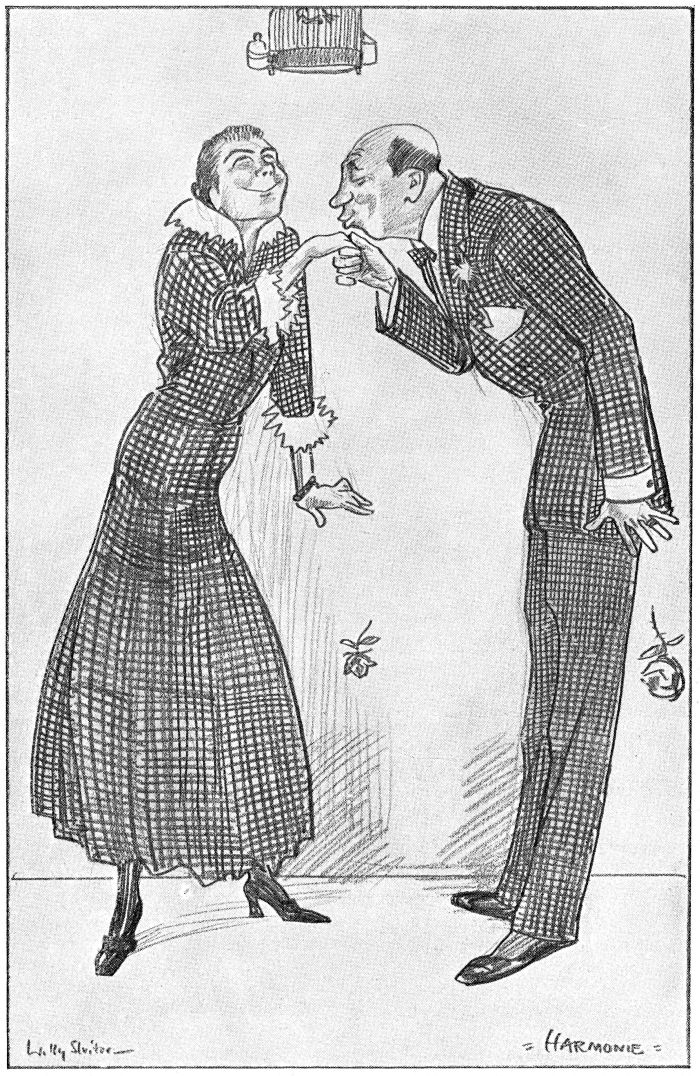 Willy Sluiter: 'Harmonie in kleeding' (illustratie uit Kleeding en de man)