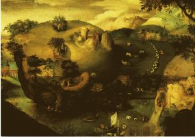 Zuidned. school, c. 1550-1600, Antropomorf landschap