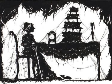 Miss Havisham' (Dickens, Great Expectations) by Steering for North