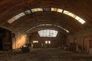 Oude fabriekshal
