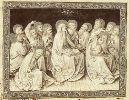 Uit een 15de-eeuws getijdenboek in museum Meermanno-Westreenianum