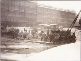 De Egyptische brug ingestort