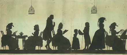 J.A. Schmetterling, Silhouetportretten (1786) Coll. K.O.G.