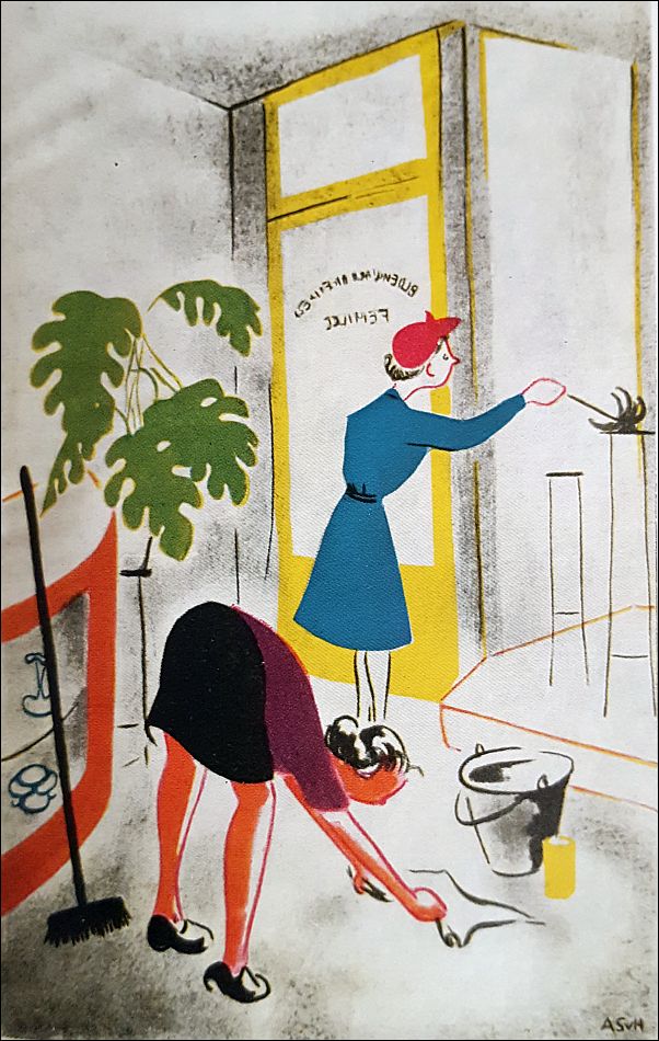 Tekening A. Siegenbeek van Heukelom, uit: Een bosje van dit