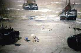 H.W. Mesdag (?) Sientje Mesdag-van Houten aan haar ezel