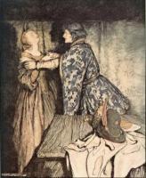 Arthur Rackham, Tristan en Isolde drinken de liefdesdrank